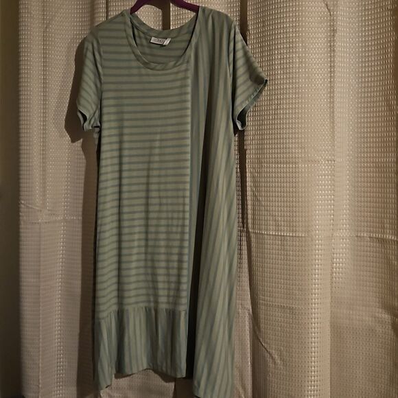 Logo by Lori Goldstein Asymmetric dress L - Picture 1 of 8